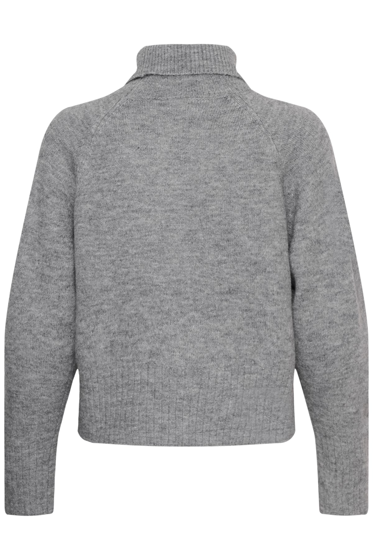 Rollkragenpullover - Grey Melange