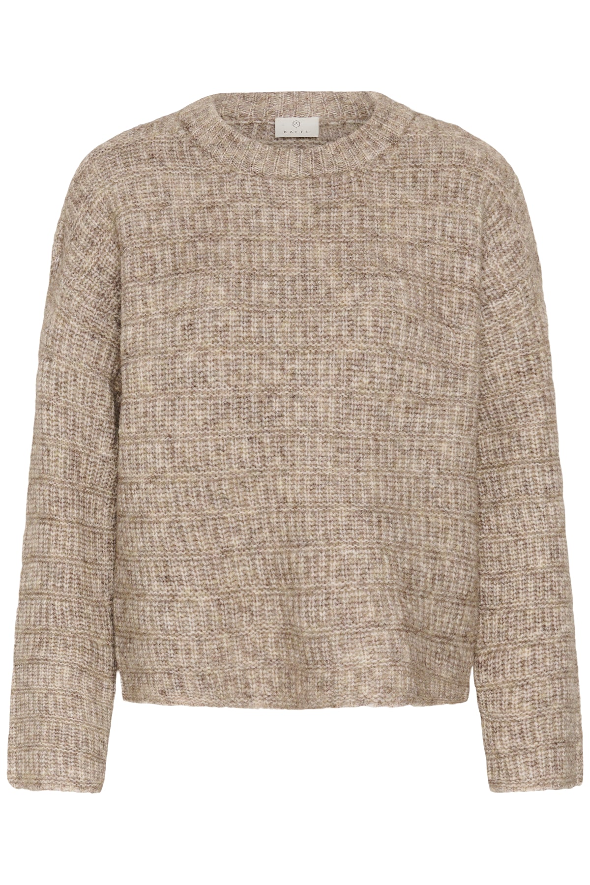 kaffe-strickpullover-beige-strukturmuster