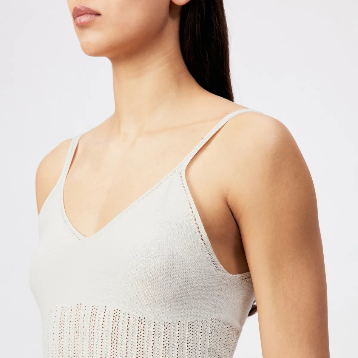 Drykorn Stricktop OFFWHITE