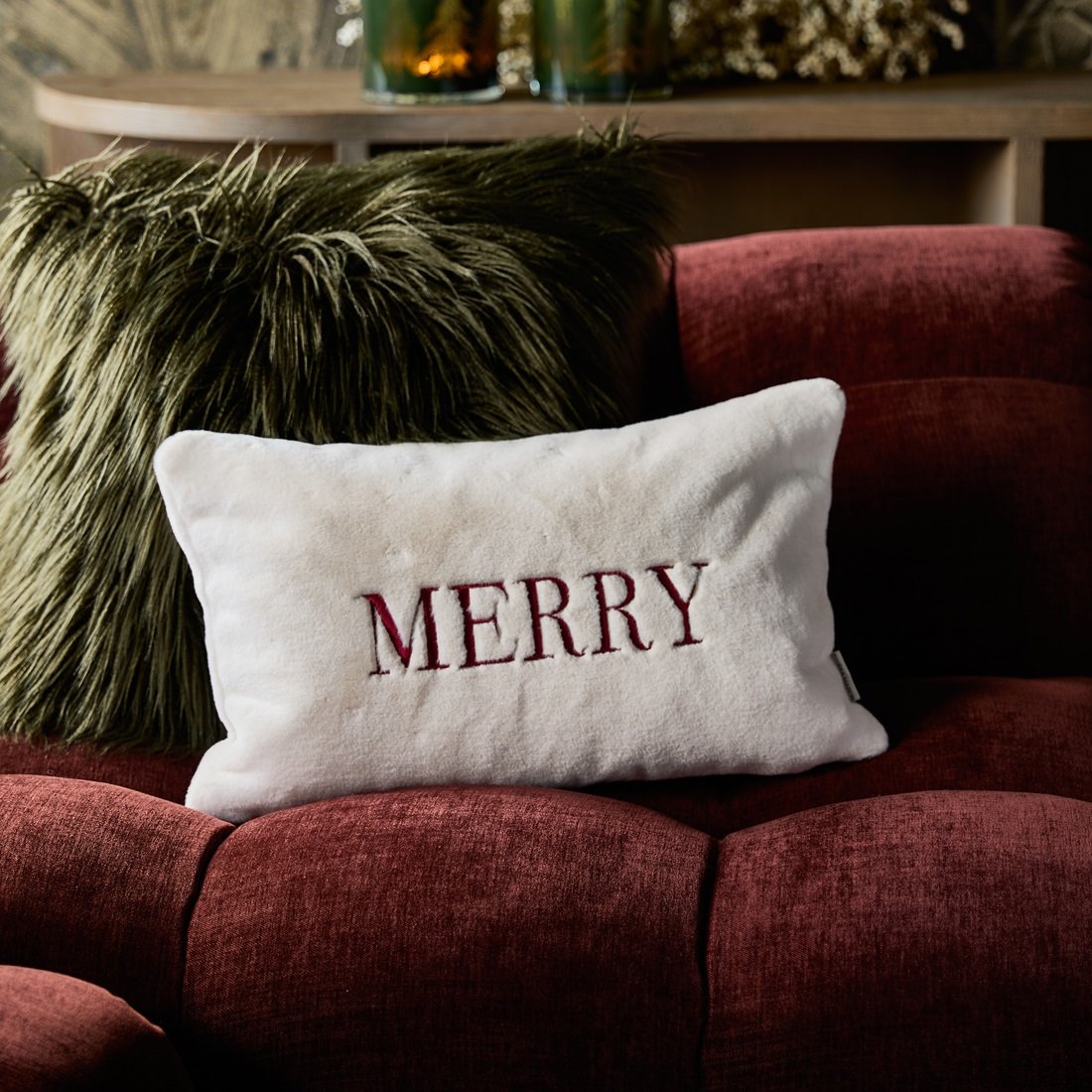 Riviera Maison Merry Christmas Pillow Cover