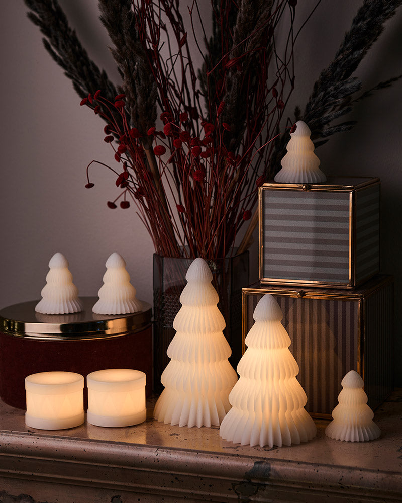 LED Wachs-Tannenbaum Claire S