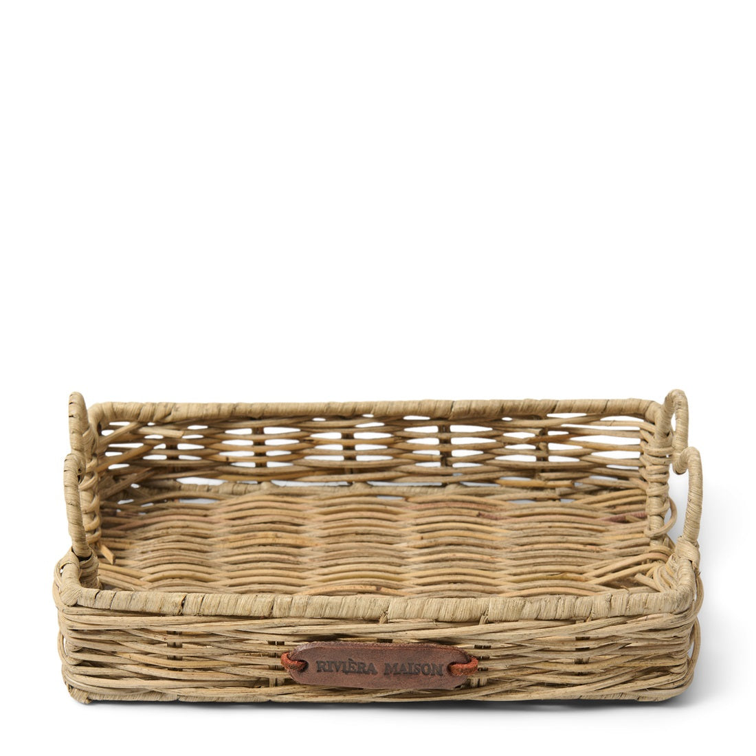 Rustic Rattan Happy Heart Mini Tray RIVIERA MAISON