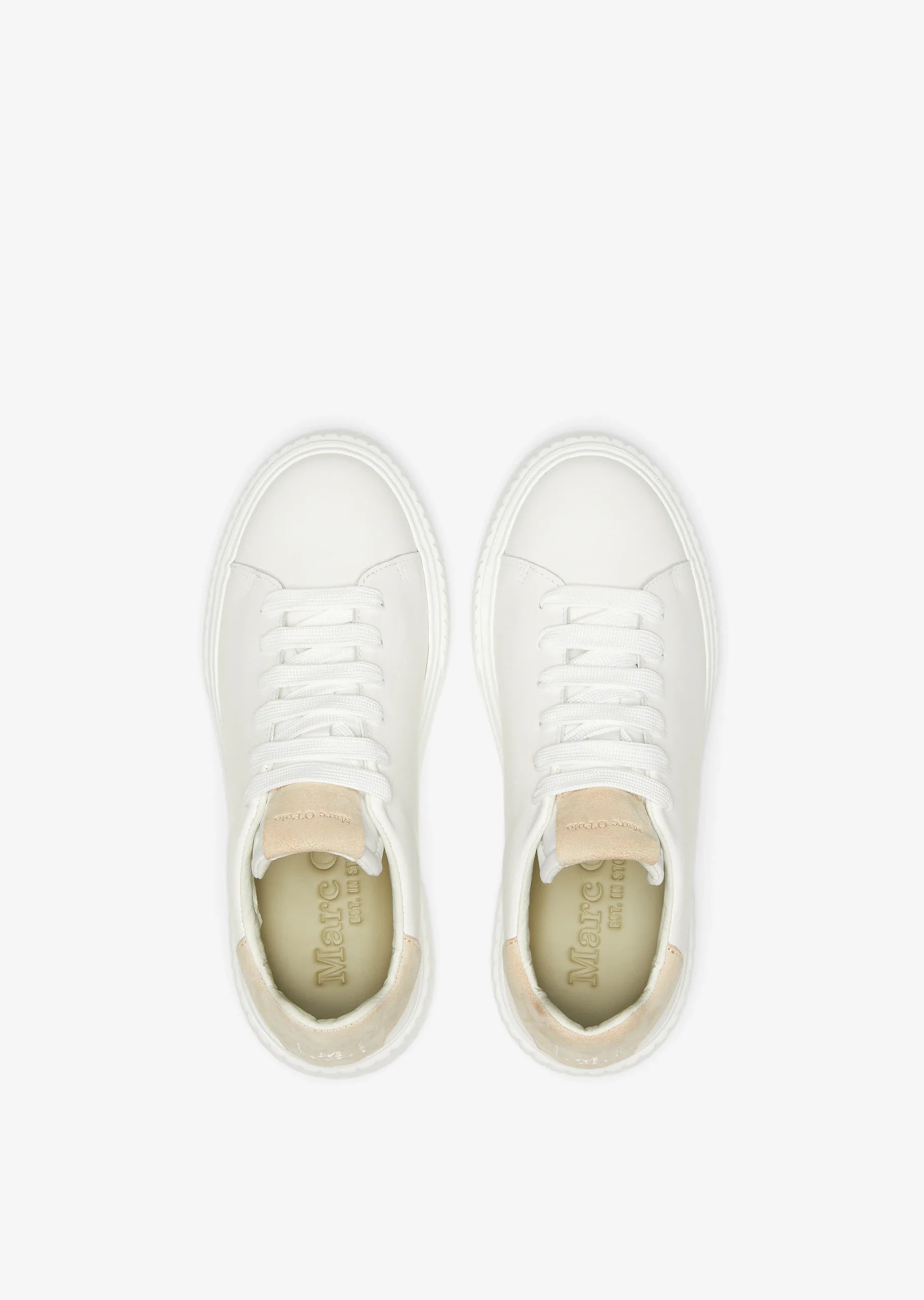 Damen Sneaker weiß/beige von Marc O'Polo