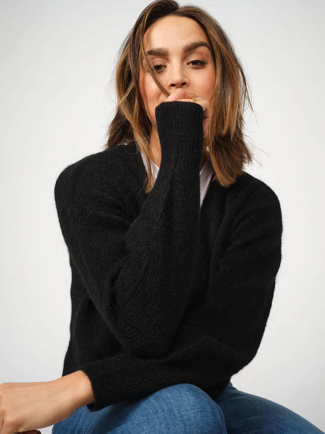 Damen Cardigan Thora in schwarz von MOS MOSH