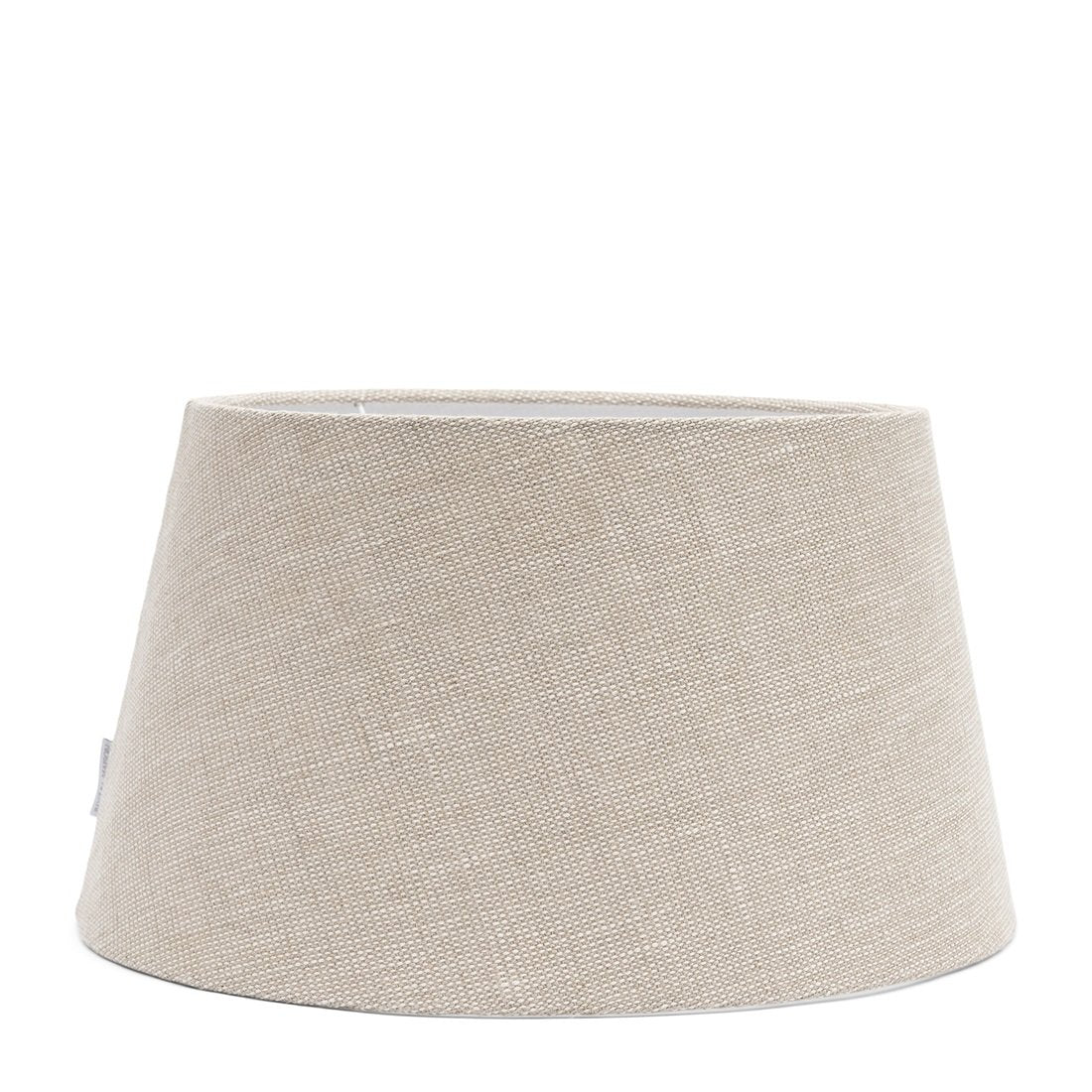 Linen Taper Lampshade Flax 45x25cm