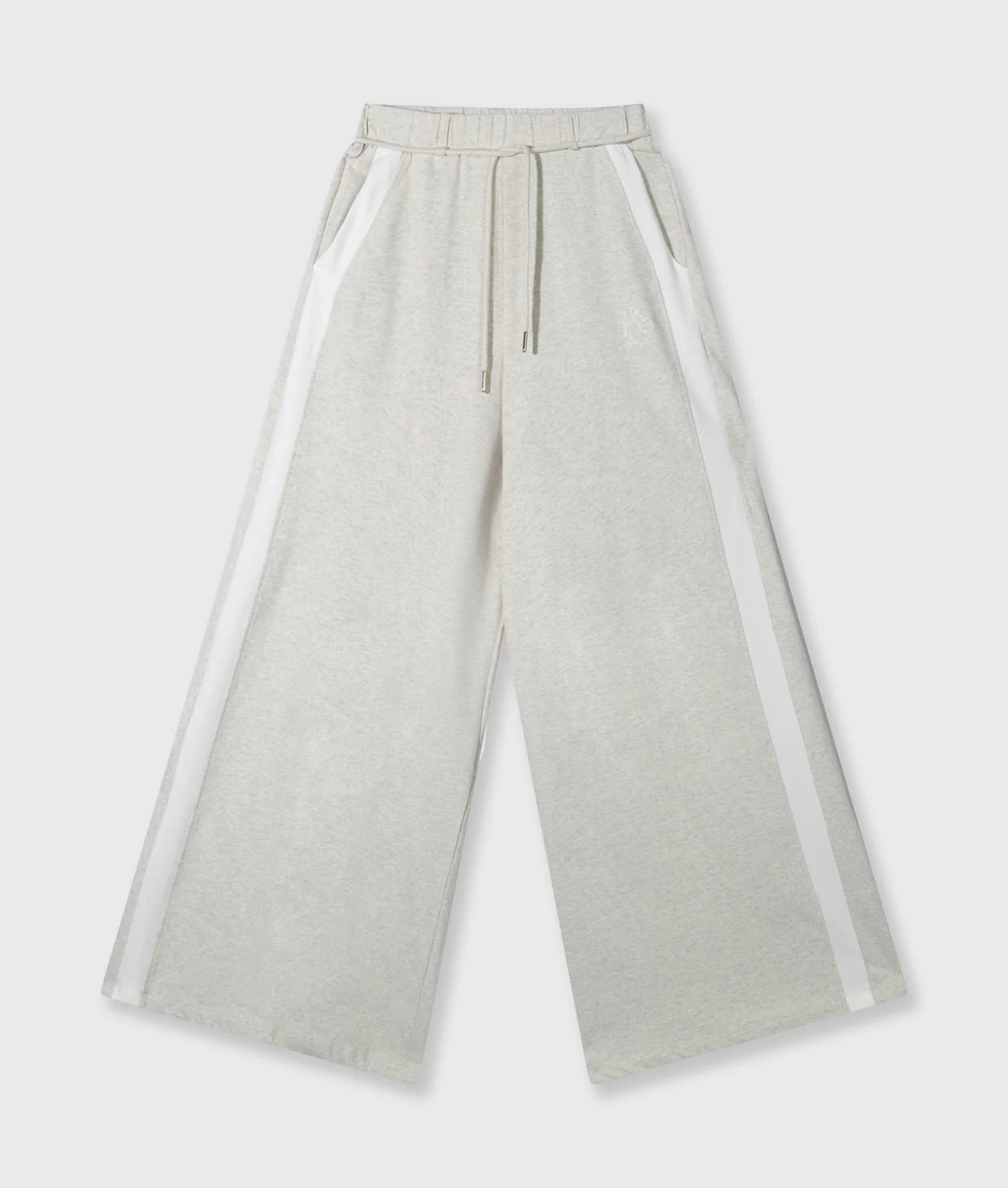 Jogginghose Damen "Super wide leg" creme von 10 DAYS AMSTERDAM