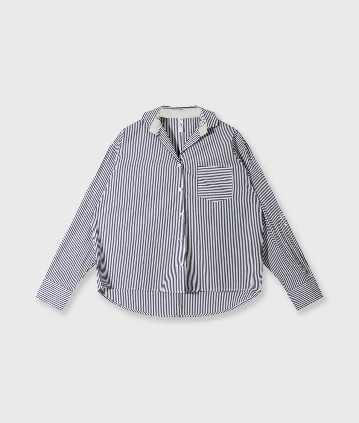 Blau weiß gestreifte Damenbluse von 10 DAYS AMSTERDAM