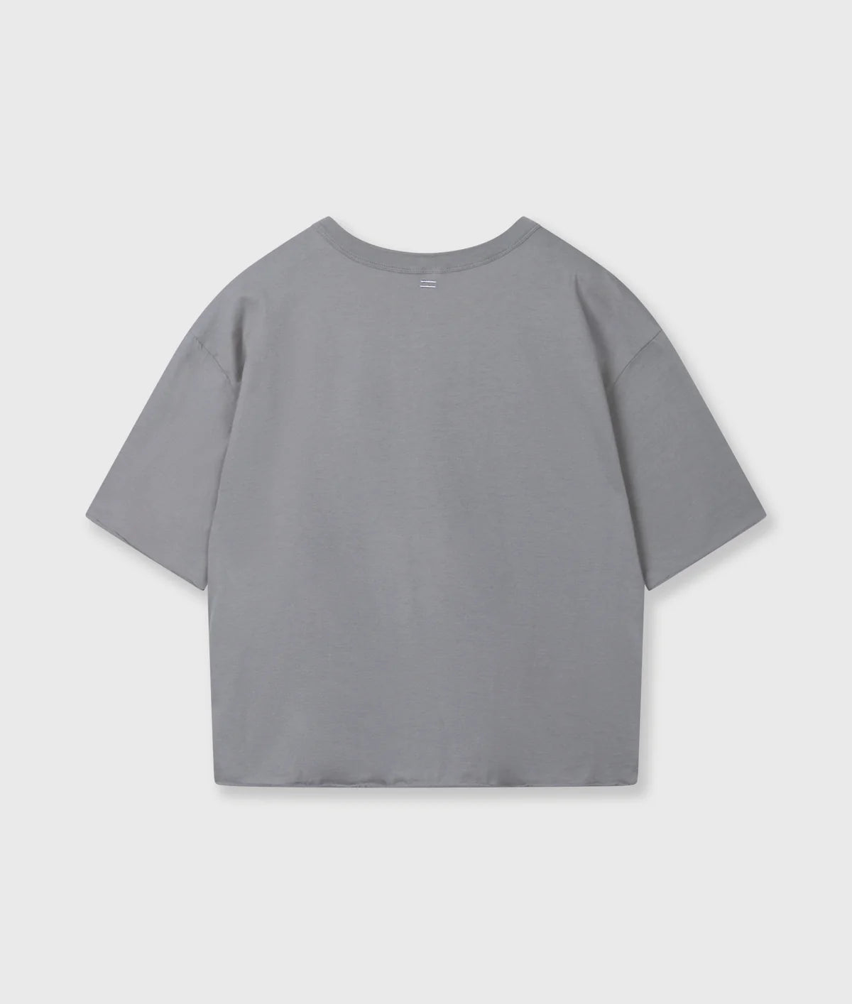 Graues Damen T-Shirt mit Logoprint von 10 DAYS AMSTERDAM