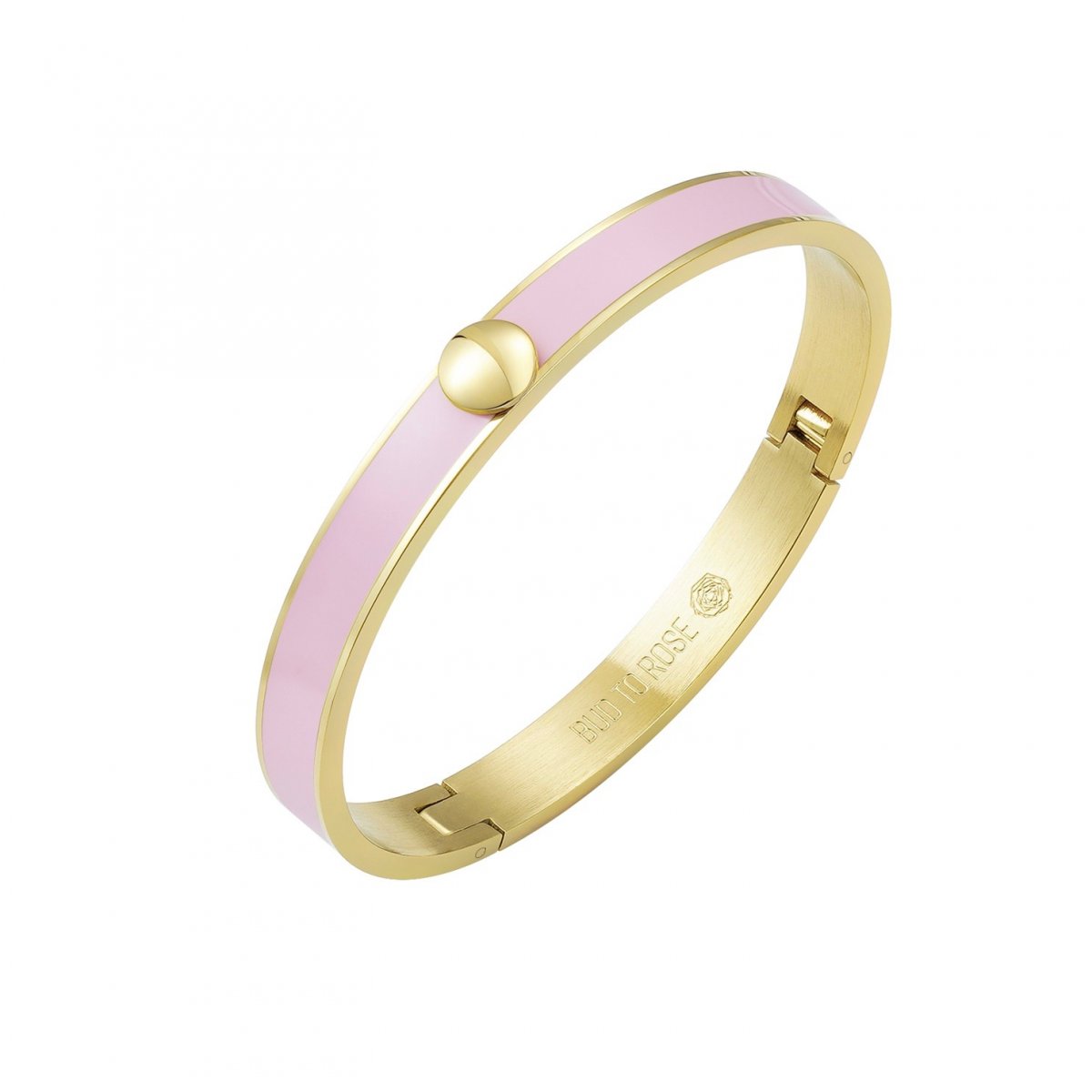 Capri Enamel Bracelet Lt. Pink/Gold