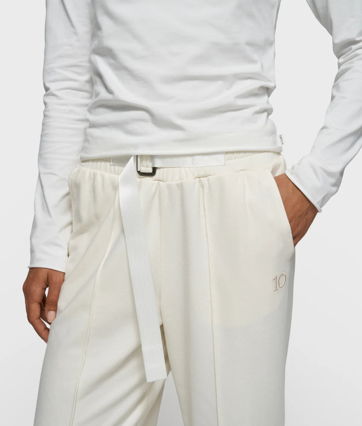 Damen Langarmshirt von 10 DAYS AMSTERDAM in weiß