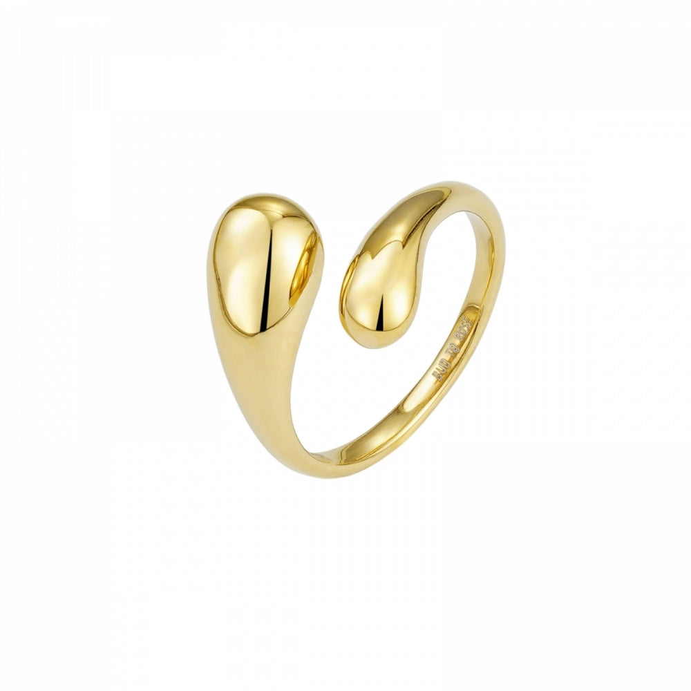 Mini Drop Ring Gold