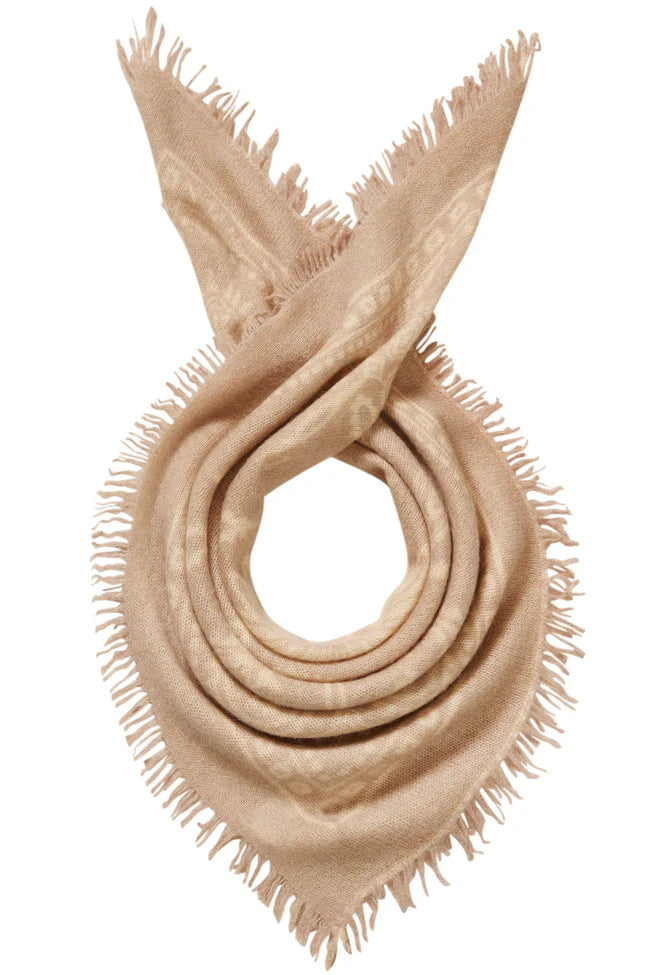 Bandana PAISLEY GREY CREME NATURAL