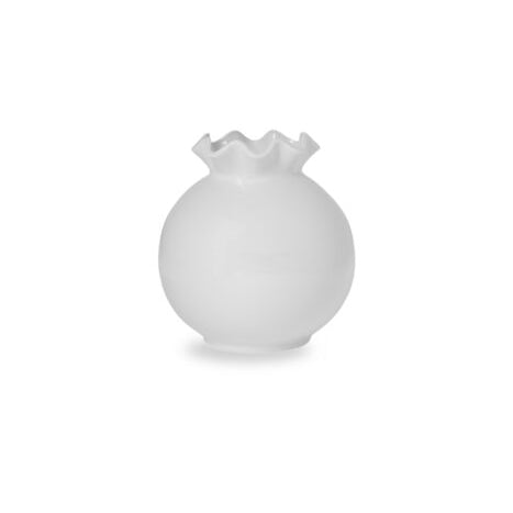 Weiße Porzellanvase