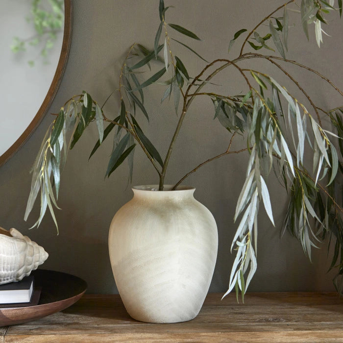 RIVIERA MAISON 558410 Vase weiß Keramik