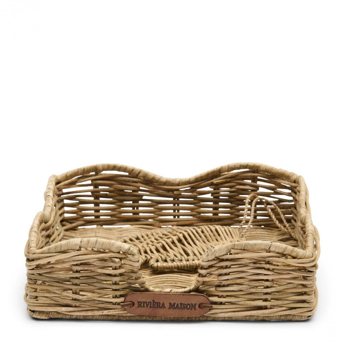 Serviettenhalter Rustikaler Rattan-Fisch