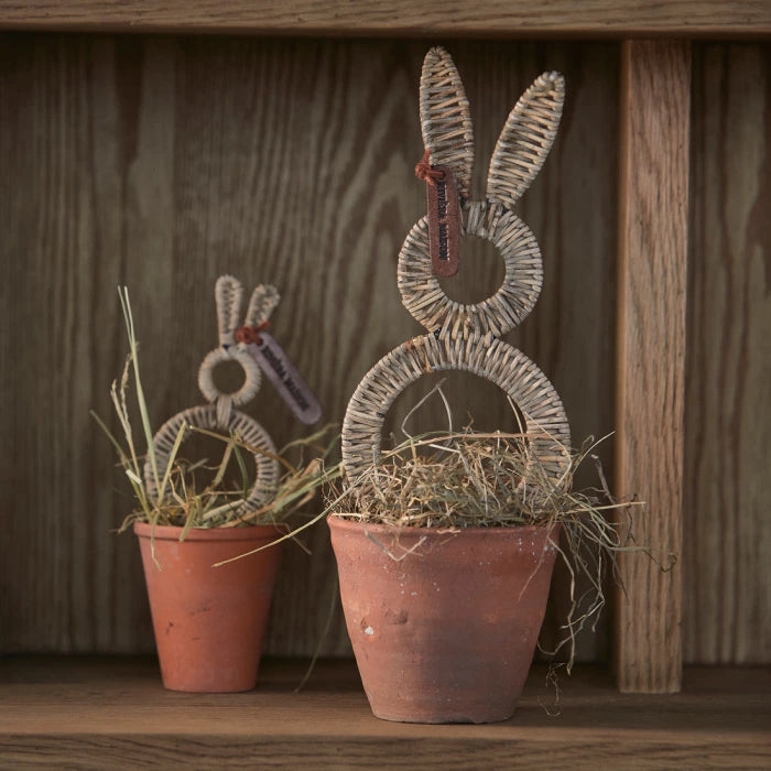Dekoration Rustikaler Rattan-Osterhase M RIVIERA MAISON