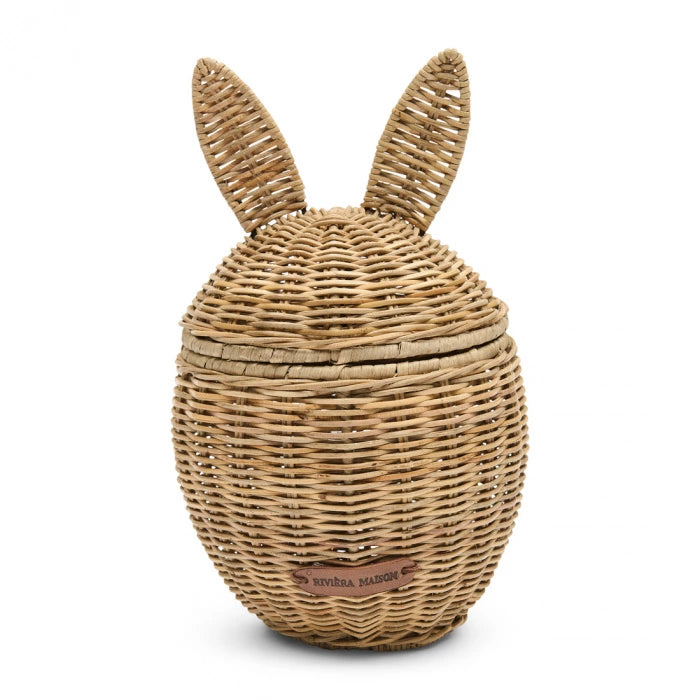 Korb Rustikaler Rattan Osterhase