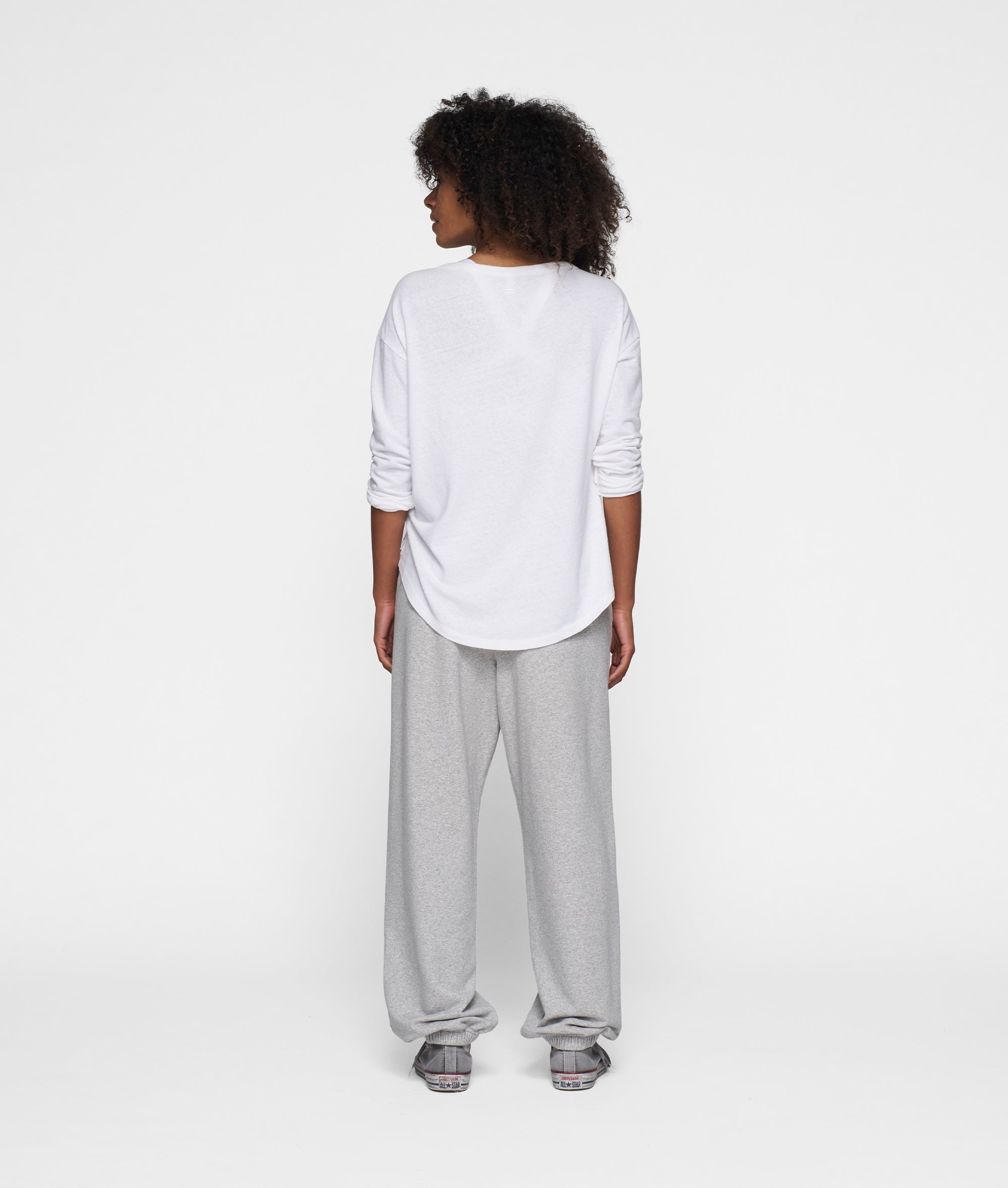 Weißes Damen Longsleeve von 10 Days Amsterdam.