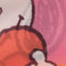 Baumwoll Damen Tuch rosa orange mit Snoopy Motiv von Codello