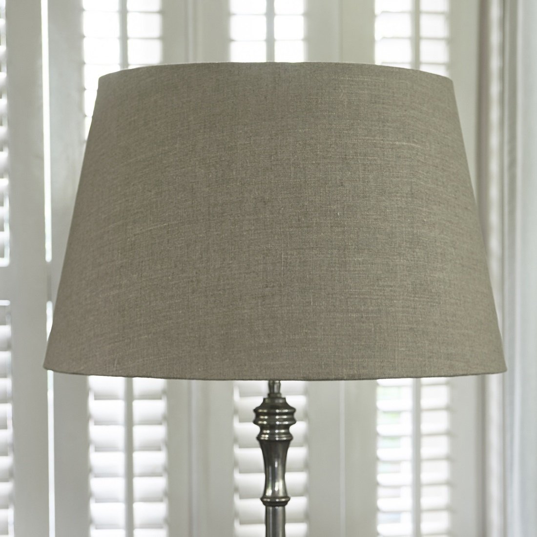 Linen Taper Lampshade Flax RIVIERA MAISON