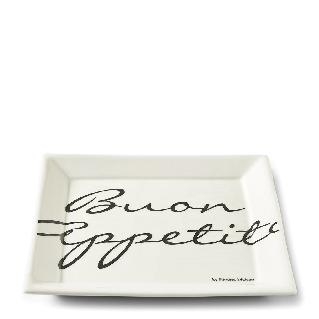 Buon Appetito Square Plate M RIVIERA MAISON