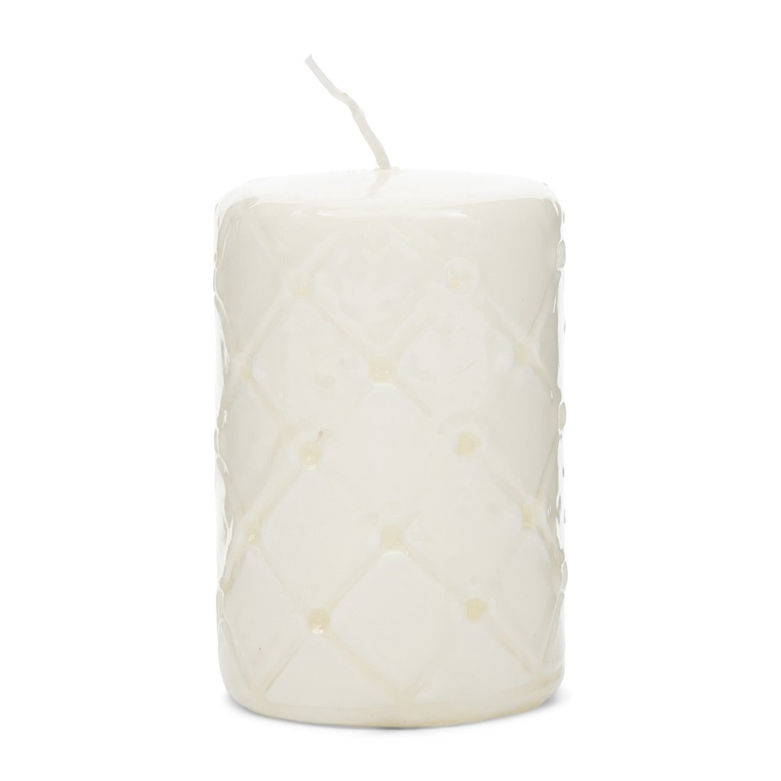 Pillar Candle Padded white RIVIERA MAISON