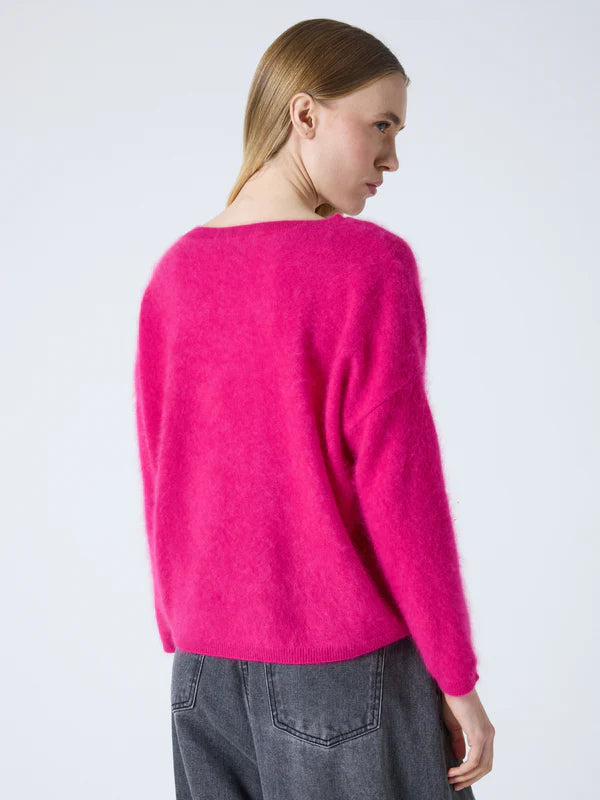Damen Pullover aus Kaschmir "Soeli Raspberry" von Absolut Cashmere