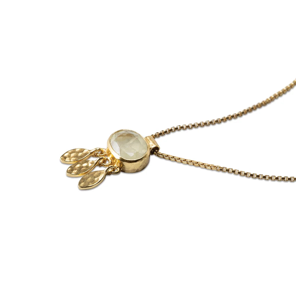 Authentic Prehnite Necklace GP