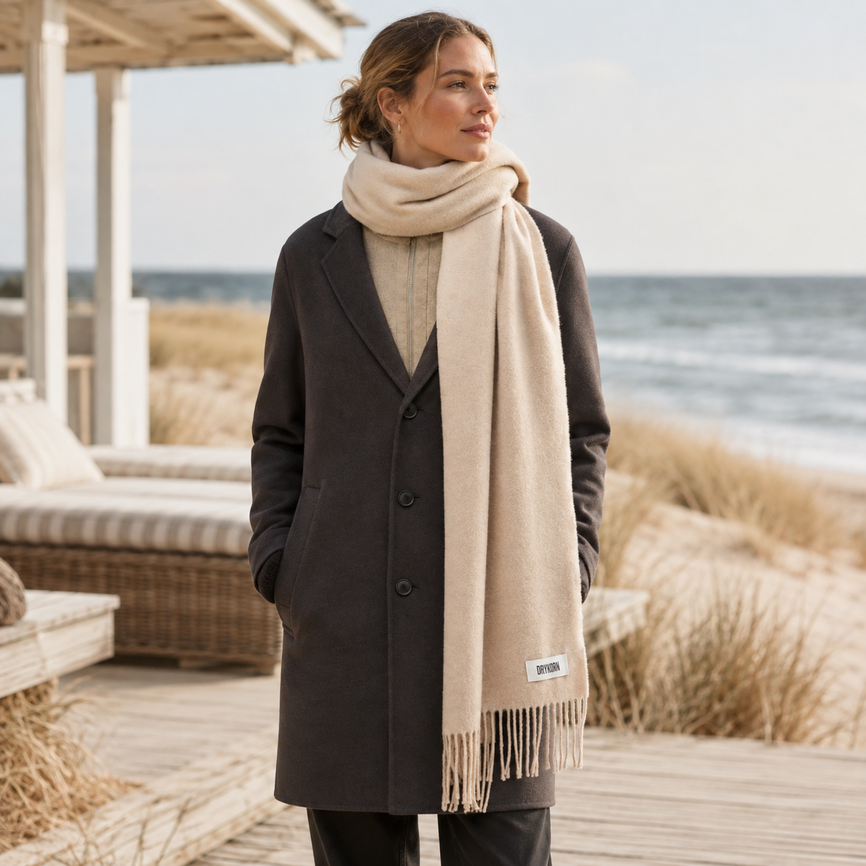 Drykorn Schal GAZE brown