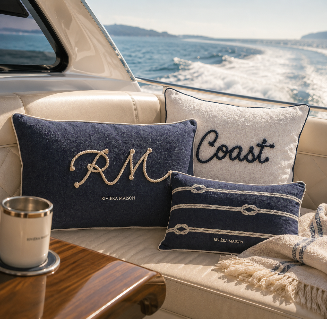 Nordic Knot Pillow 50x30 RIVIERA MAISON