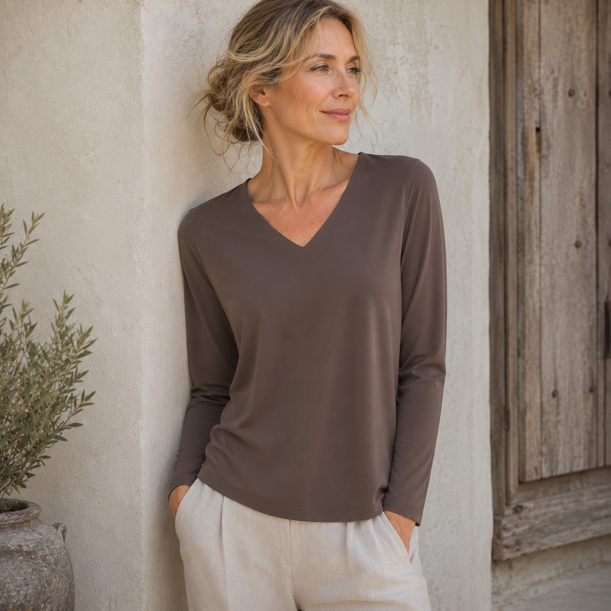 Japan TKY Longsleeve Miry Cacao