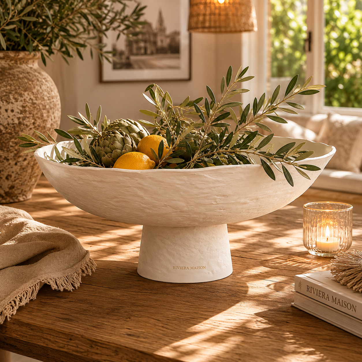 Cavalle Decoration Bowl L von Riviera Maison