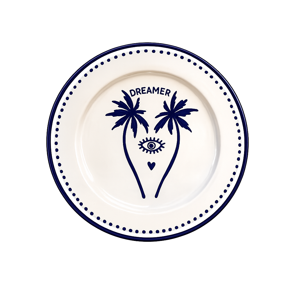 Breakfast Plate BLUE