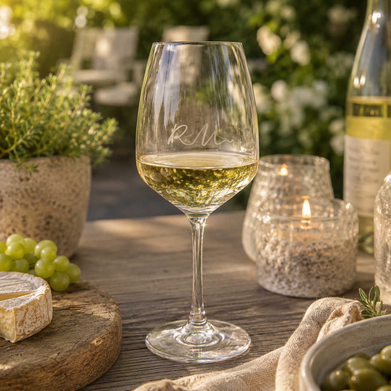Taste of RM White Wine Glass