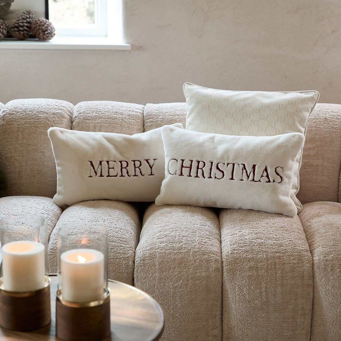 Riviera Maison Merry Christmas Pillow Cover