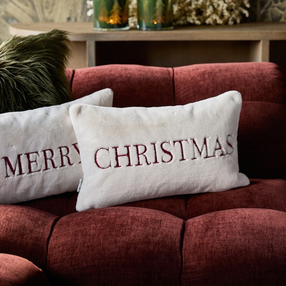 Merry Christmas Pillow Cover RIVIERA MAISON