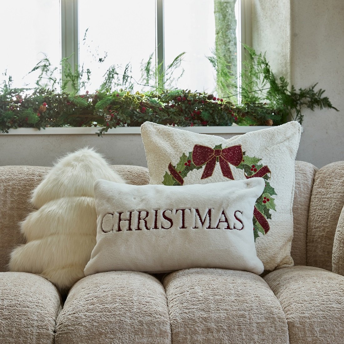 Merry Christmas Pillow Cover RIVIERA MAISON