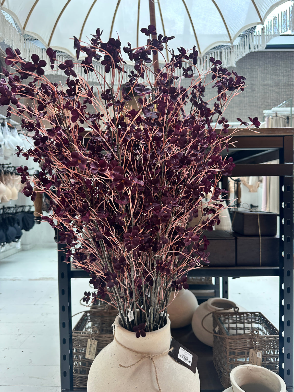 Hortensienzweig Purple 110 cm