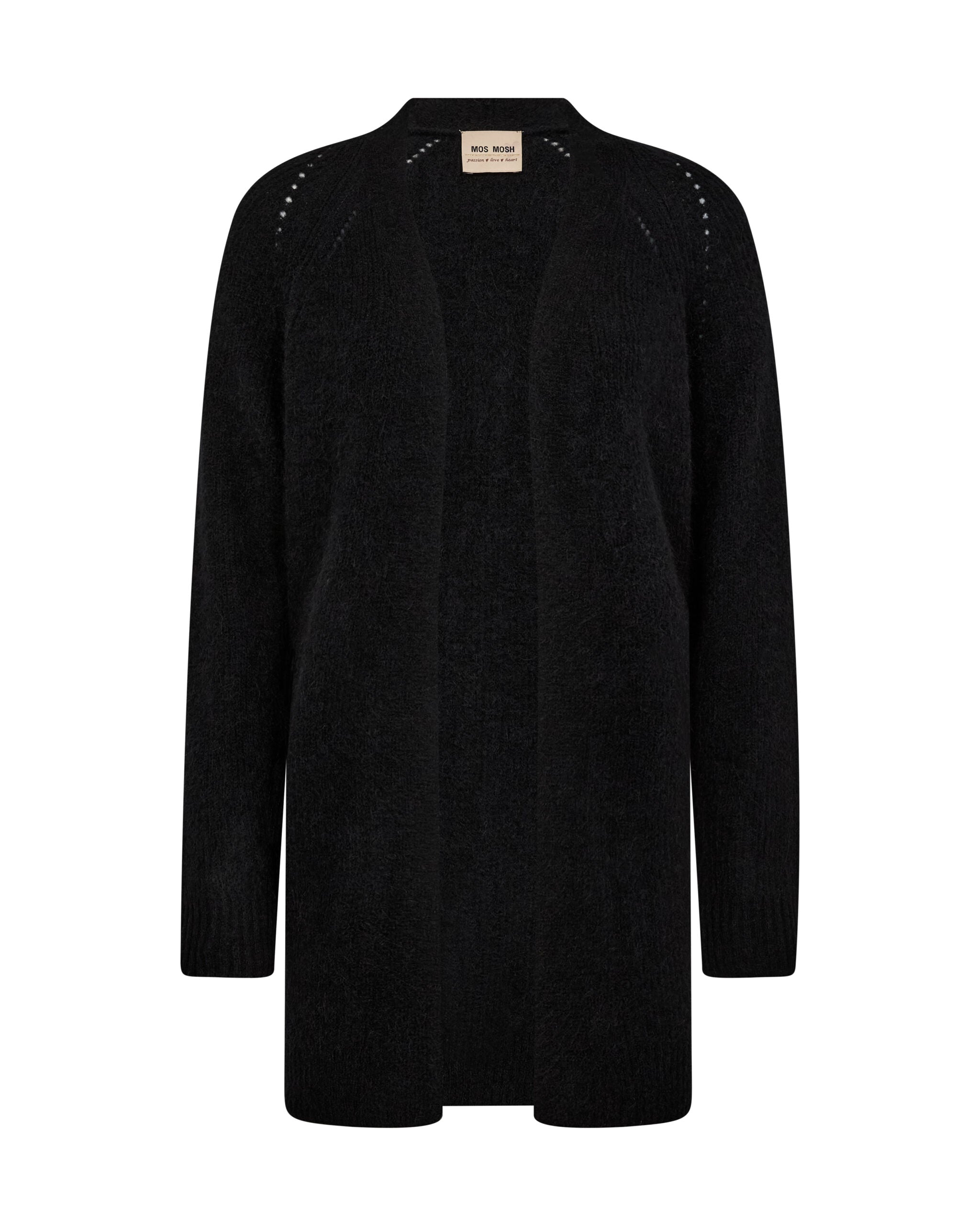 Damen Cardigan Thora Long Black von MOS MOSH