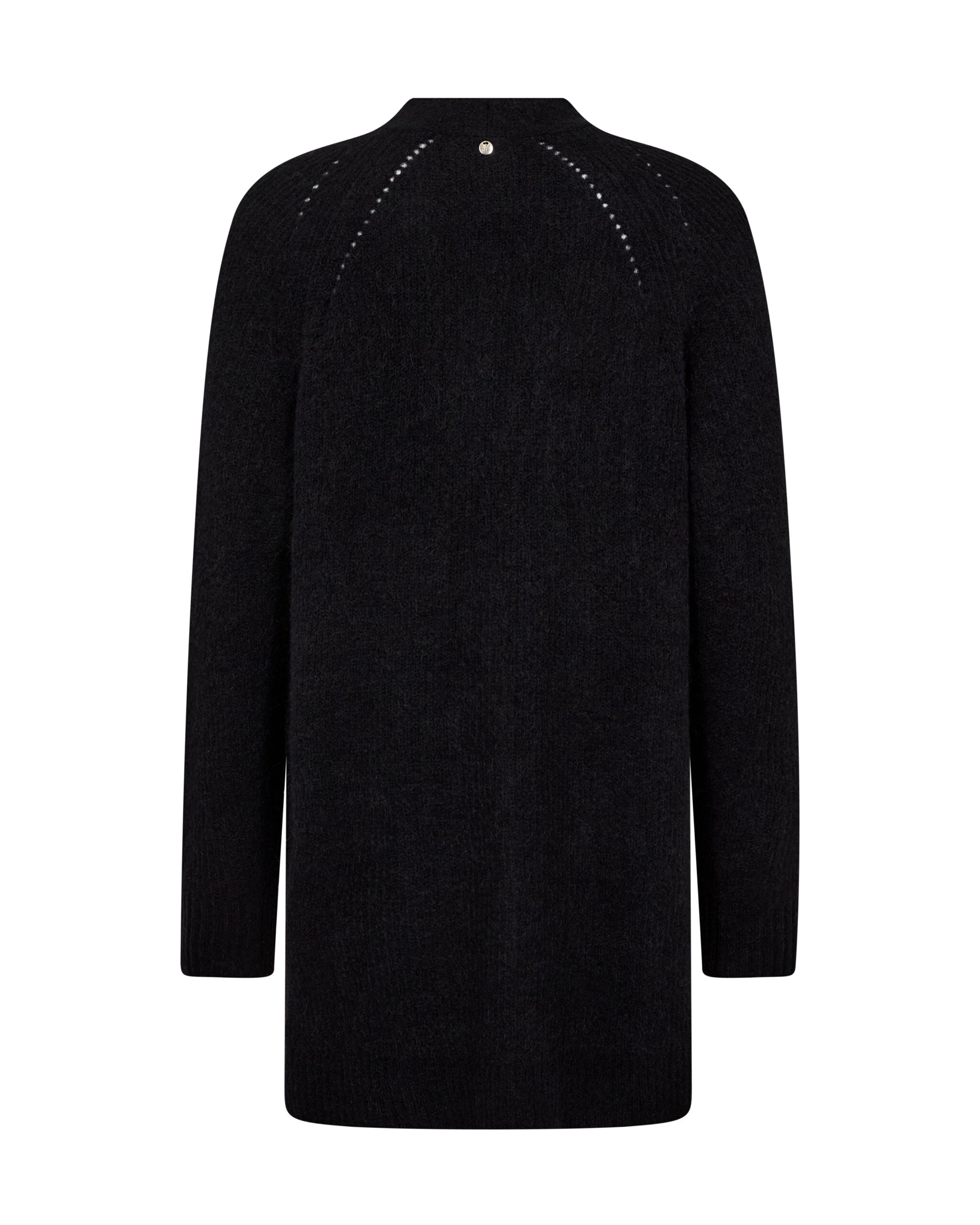 Damen Cardigan Thora Long Black von MOS MOSH