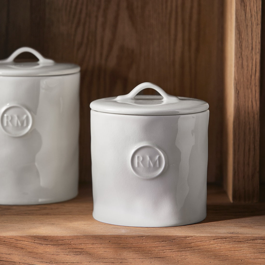 RIVIERA MAISON Portofino Storage Jar white S