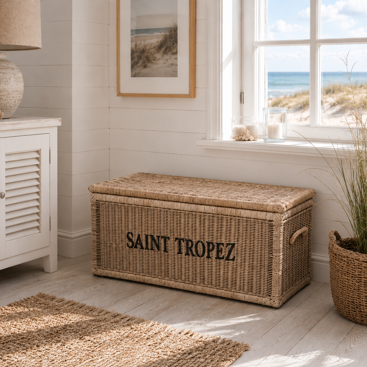 Rattan Truhe SAINT TROPEZ