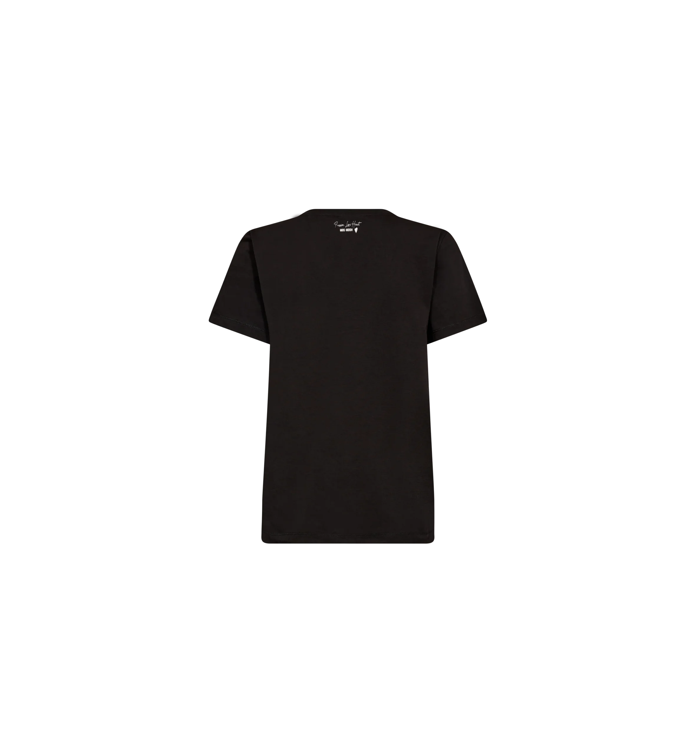 Schwarzes Damen T-Shirt Dala V-SS Basic von MOS MOSH