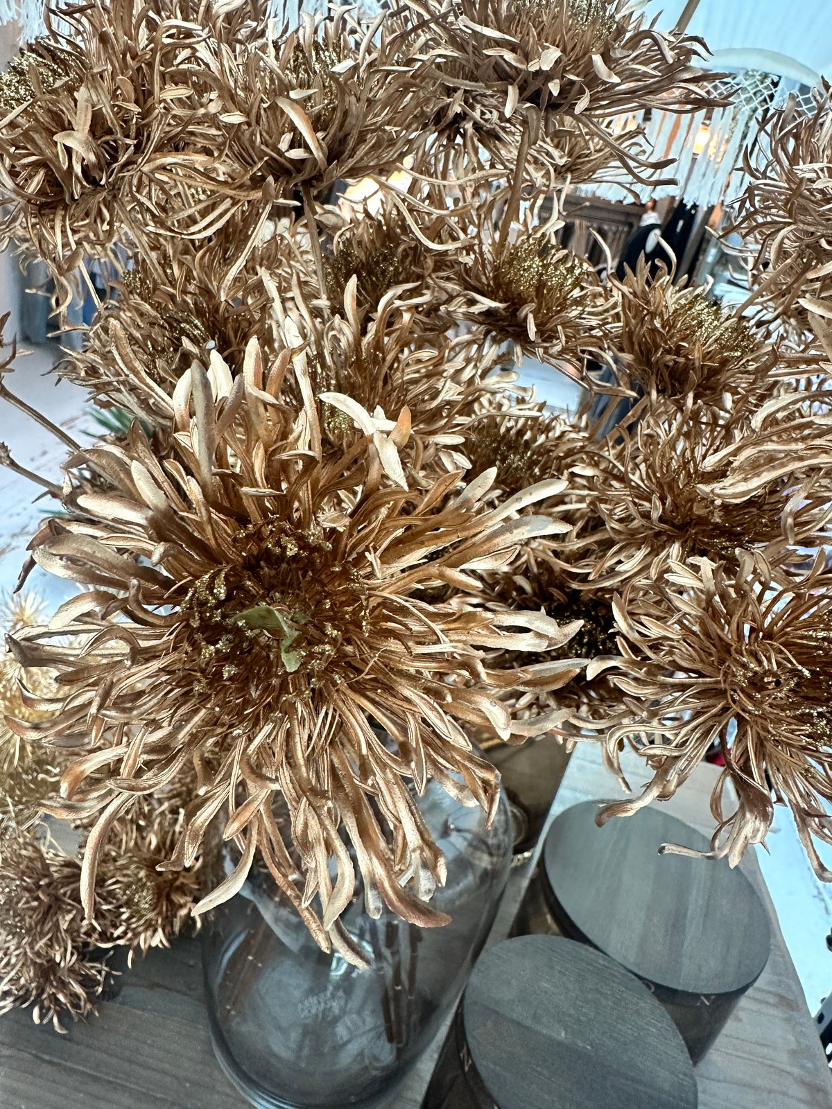 Protea-Zweig Gold 73 cm