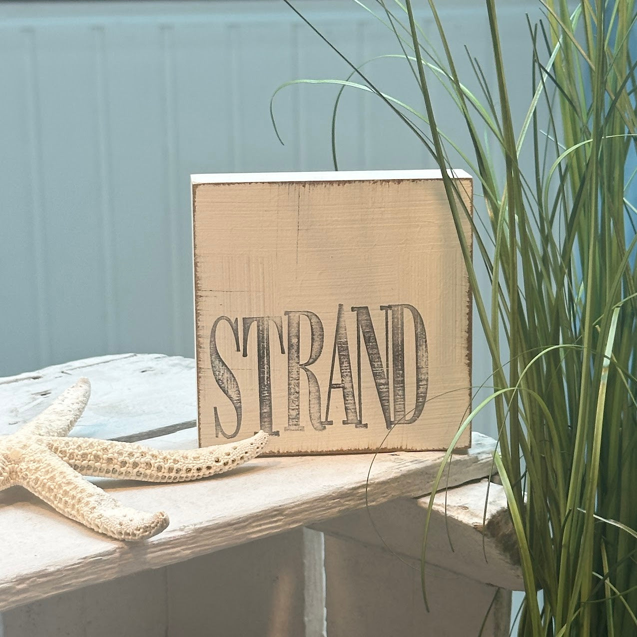 iopla Textplatte 10x10cm mit Aufschrift