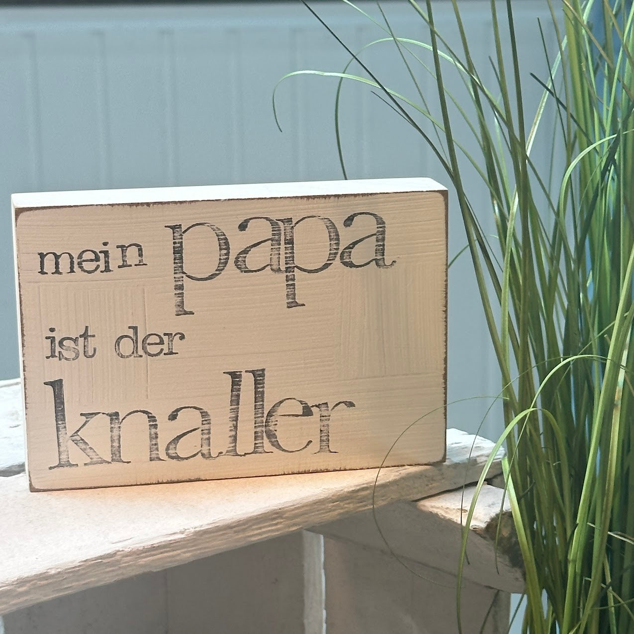 iopla Textplatte 10x15cm mit Aufschrift