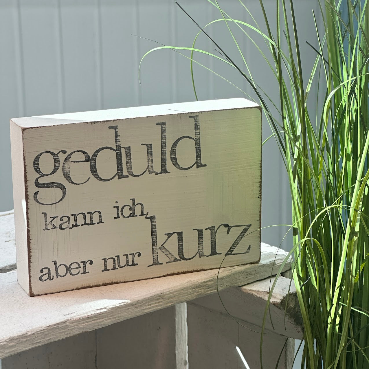 iopla Textplatte 10x15cm mit Aufschrift