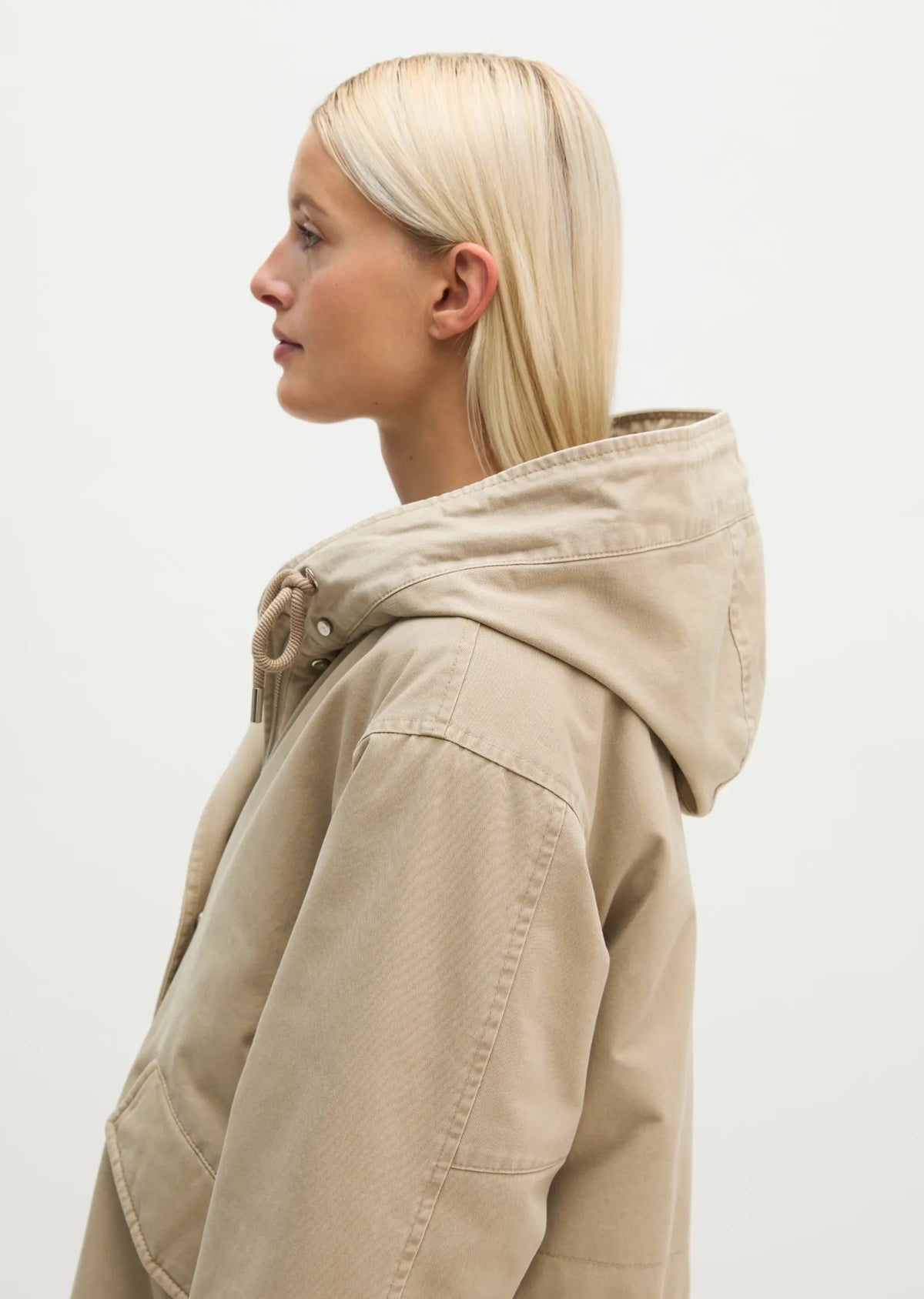 MARC O’POLO Twill Outdoor Parka EARTHY TAUPE