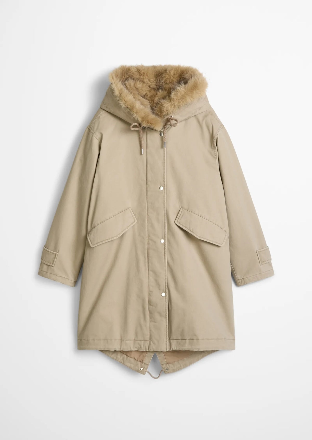 MARC O’POLO Twill Outdoor Parka EARTHY TAUPE