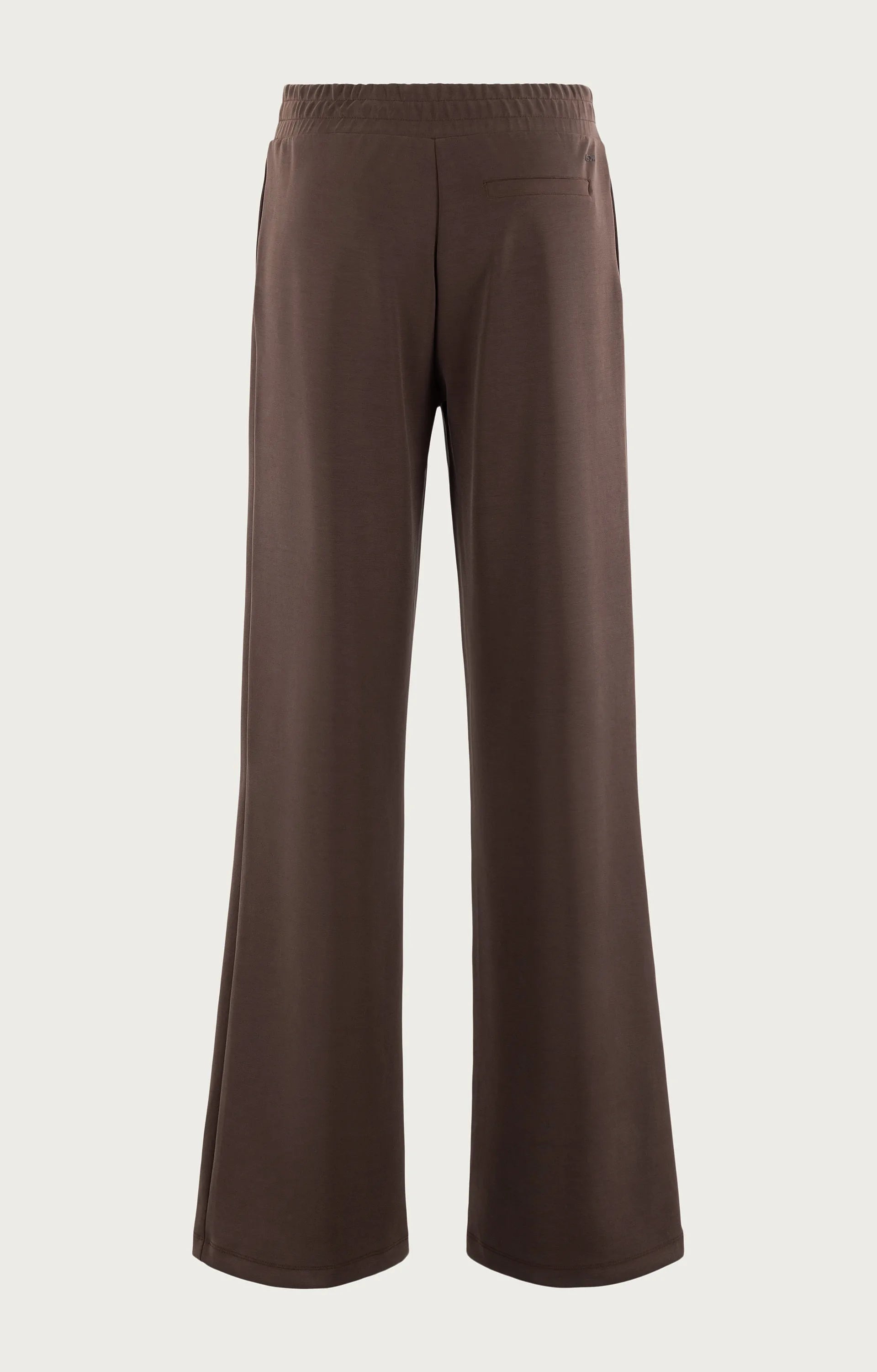 MSCW Tony Damen Sweathose in Bean Solid mit weitem Bein und elastischem Bund.